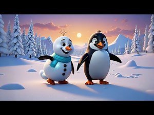 Snowman in Alaska ☃️❄️ | Fun Kids Learning Adventure | Preschool Educational Video