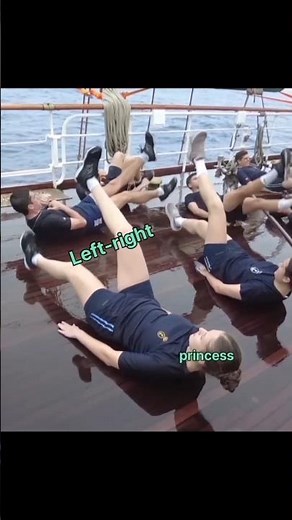 princess Leonor's Exercise✨ on the ship #royal #leonor #training #new