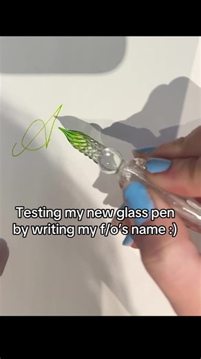 Exploring Calligraphy with a Glass Pen