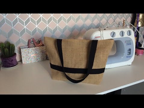 Tuto Sac en toile de Jute~Couture Stefellya