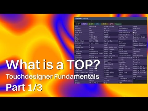 TouchDesigner Fundamentals | TOP FAMILY Part 1 | Pixels, Resolution & Bit Depth