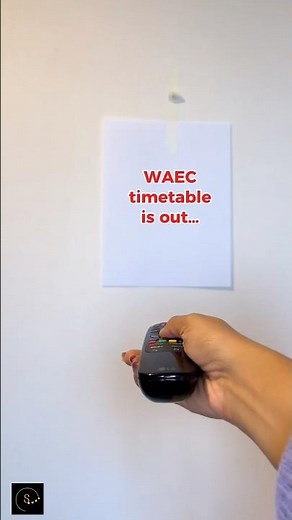 WAEC timetable is out