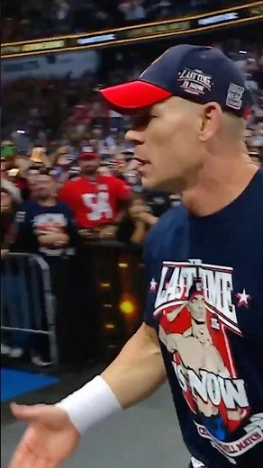 John Cena happy to see some WWE Legends supporting him last night 🫶