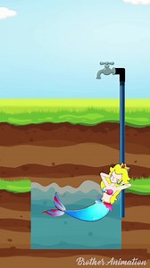 POV The Who is the Smartest challenge - Mario vs Mermaid Peach #mario #supermario | MM 1