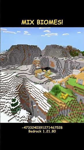 🔥 Best Village Seed For Minecraft 1.21 Bedrock And PE | Seed Minecraft 1.21.80
