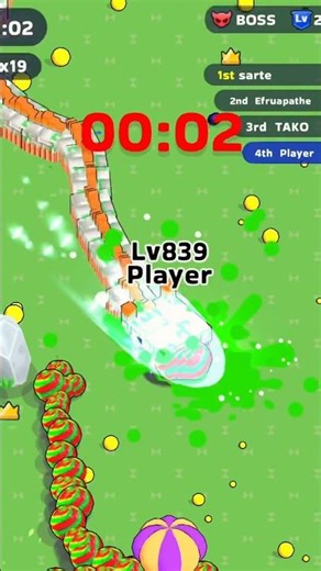 Snake clash game |epic skin vs normal skin | boss fight 🥷🏽 #gamingshorts #snakegame #didigaming