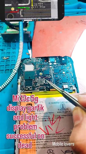 Mi 13 5g water damage dead . garfik light problem successful 👆🏻🇮🇳 | Md Taukeer