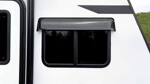 RainBlade RV Rain Deflector and Sun Visor - Fits 20"-25" Wide Windows RainBlade Rain Guards RB74FR