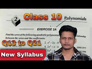 Class 10 Ex 2A Q13 TO Q21 Polynomials RS Aggarwal class 10 Chapter 2 2022 | CBSE ICSE Rajmith study