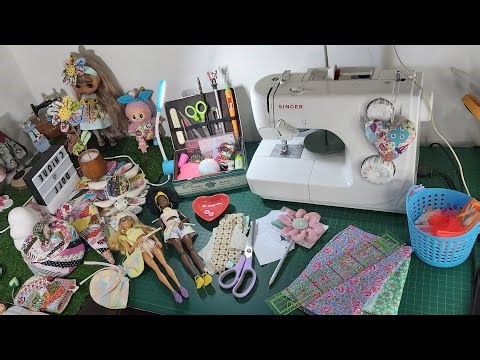 Chique doll - Edjane Souto está ao vivo! Diy - hoje é dia de Barbie - tutorial - outfit uto