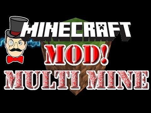 Minecraft Mod: Multi Mine - Partial Block Mining! Blocks Save Mining Progress!