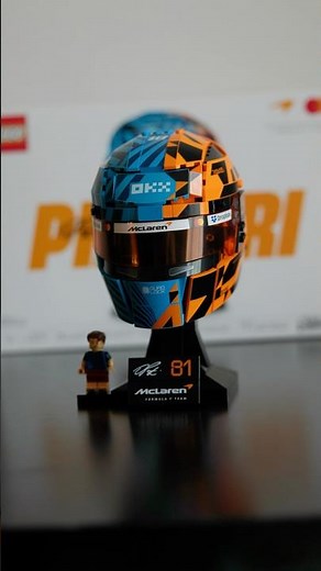 LEGO F1 McLaren Helmet 🏎️ #lego #mclaren #afol