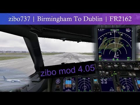 zibo 737 4.05 | Birmingham To Dublin | FR2162 #xplane12