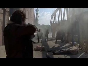 The Walking dead-Terminus escape scene