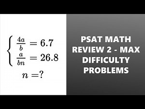 Live PSAT Math Review Session 2