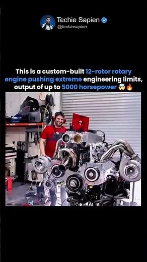 This 12 Rotor Engine Could Produce 5000 Horsepower 🤯🔥