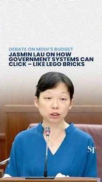 Jasmin Lau uses Lego bricks to explain how systems and digital components can work across agencies