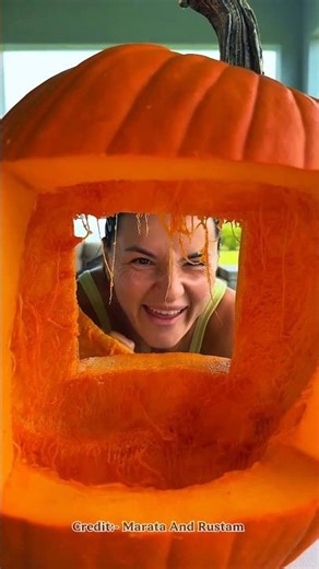Secret Pumpkin Tunnel Prank! 😂🎃🍭 #shorts