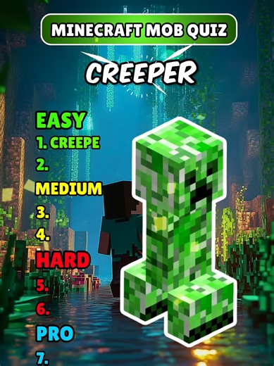 Only True Minecraft Fans Can Guess These Minecraft Mobs #minecraft #quiz #viral #foryoupage #fyp