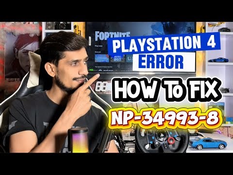 How To Fix PS4 Error NP-34993-8 Cannot Connect to the Server