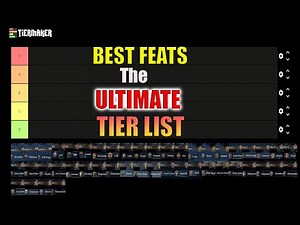 BEST FEATS| The Definitive TIER LIST for Baldur's Gate 3