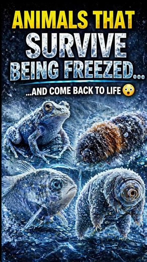 Top 4 Animals That can Survive Being Freezed