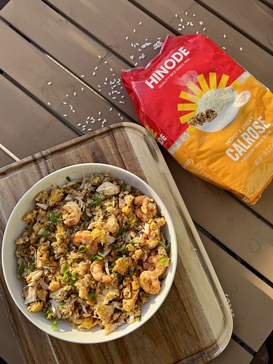 428K views · 257 reactions | This shrimp and crab garlic butter fried rice isn’t just packed with layers of flavor, it’s also perfectly crispy on the outside while soft and soaked in the butter sauce on the inside thanks to the Calrose Rice from @hinoderice. Recipe is linked in bio on Hinode.com! #ad #garlicbutter #friedrice #stickyrice #bangbangshrimp #shrimp #seafoodboil | Hinode | Facebook