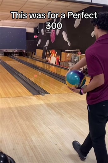 Lefty Bowls Perfect 300 in AXE Ratio Challenge