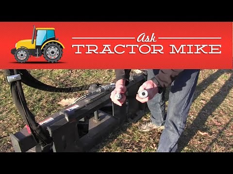 A Trick to Make Hooking Up Hydraulic Hoses Easier