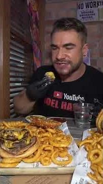 GIANT Burger Challenge: Can He Finish This?! Watch & Find Out!