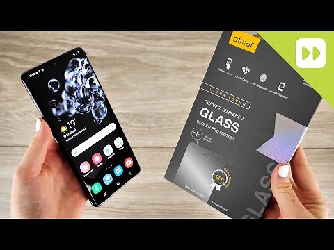 Samsung Galaxy S20 Ultra: Olixars Tempered Glass screen protector (Installation guide & Review)