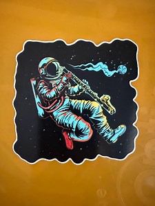 Bass Clarinet Astronaut 3” Sticker - Etsy Australia