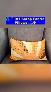 7.2K views · 75 reactions | ♻️瑱 DIY Scrap Fabric Pillows ️✨ #pillow #pillowcase #cushion #cushioncase #diypillow #pillowmaking #selfimprovement #minimalistdecor #sewingforbeginners #handmadewithloveandcare #diygiftsandcrafts #sustainablefashion #homedecoration #cardecoration #diyhomedecoration #satisfyingcraft #diyhomedecor #sewingfun #freetutorial #howto | All Girls' Things | Facebook
