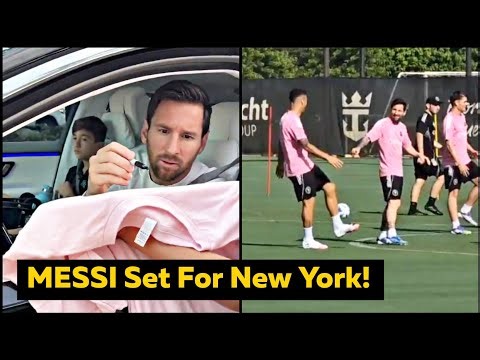 Messi makes fans day & enjoys training on Suarez return vs New York