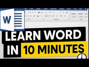Learn Microsoft Word in 10 Minutes | MS Word Tutorial for Beginners (2025)