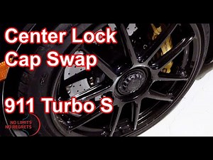 Porsche Wheel Center Caps Upgrade to HRE Wheels Porsche Caps - Porsche 911 Turbo S