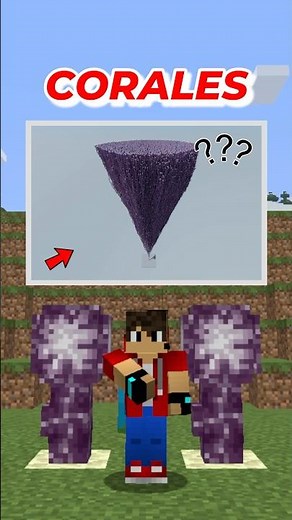 ⛏️⚒️ MINECRAFT CORAL PLANTS HIDE THIS 🌱 #shorts