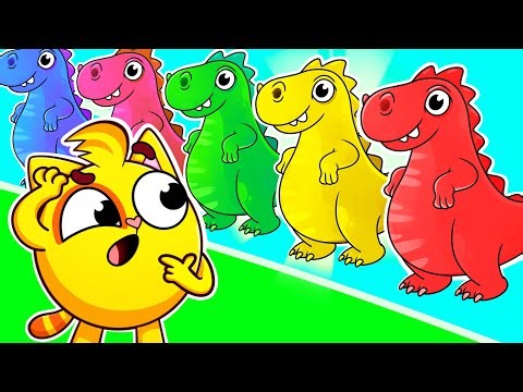 Where Is the REAL Dino Baby? 🦕👶 Five Little Dinos 🦖 Funny Kids Songs✨Baby Zoo Story