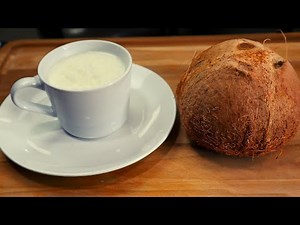Receta de atol ó atole de Coco.