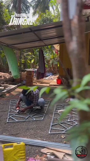 10K views · 2.9K reactions | Bus stop model 欄 #interiordesign #exteriordesign #metalwork #welding #industrialdesign #polycarbonateroof | Mrtech Calicut | Facebook