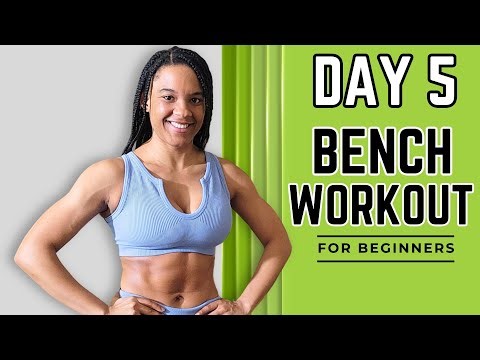 DAY 5: 15 Minute Beginner Ab Bench Workout | At Home (Burn Belly Fat)
