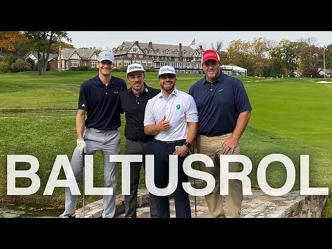 PLAYING BALTUSROL WITH THE CLUB CHAMP