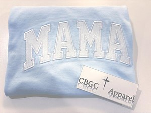 MAMA Embroidered Appliqué HTV Glitter Comfort Colors T-shirt L Mother's Day Gifts L Birthday Gifts for Mom L Mama Collection, - Etsy