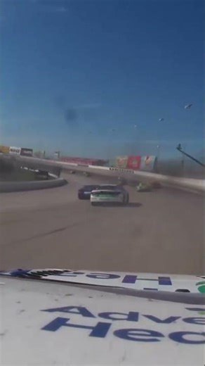 Erik Jones' view of Busch vs. Nemechek
