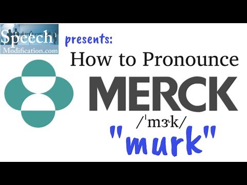 How to Pronounce Merck