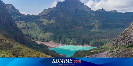 Wisata Gunung Kelud via Kediri, Indahnya Kawah Berwarna Hijau