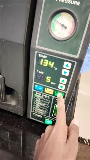 Autoclave sterilization machine #autoclave #hospital #ot #cssd #status #shorts