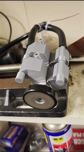 Single cylinder, V2, and V4 modular compressed air engines