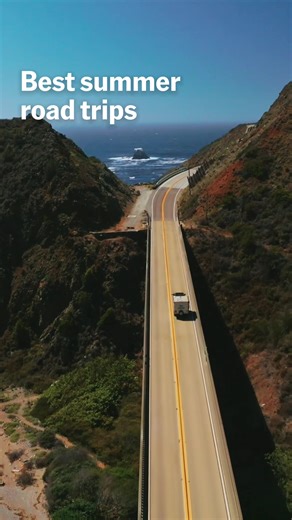 BEST ROAD TRIPS 🌞 For when you want to see a whole lot of a whole lot. Cover as much ground as possible with one of these epic summer road trips. #summertravels #summertravelinspo #summerroadtrip #summerroadtrips