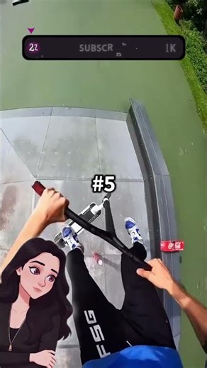 Professional scooter rider jumps over cans of Coke🔥